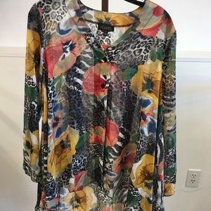 Animal print High low top